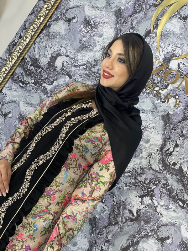 کت ژاکارد جواهر دوزی مدل پرنده