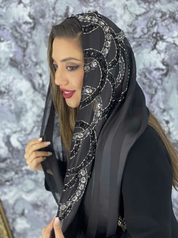 شال جواهر دوزی دایره