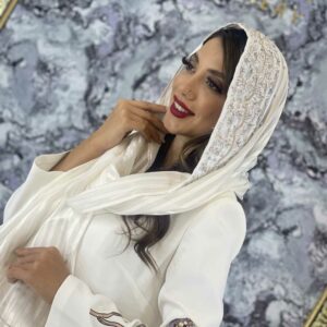 شال جواهر دوزی جاسمین