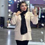کت و شلوارکرپ جواهر دوزی مدل سوزان