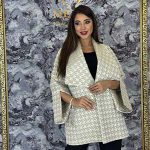 کت ژاکارد جواهر دوزی مدل مهرسا
