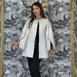 کت ژاکارد جواهر دوزی مدل تندیس